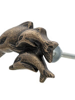 Clayre & Eef Deurknop 6*4*4 cm (set 4) 64897