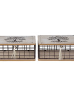 Clayre & Eef Boîte en bois 25*17*11 cm 64937