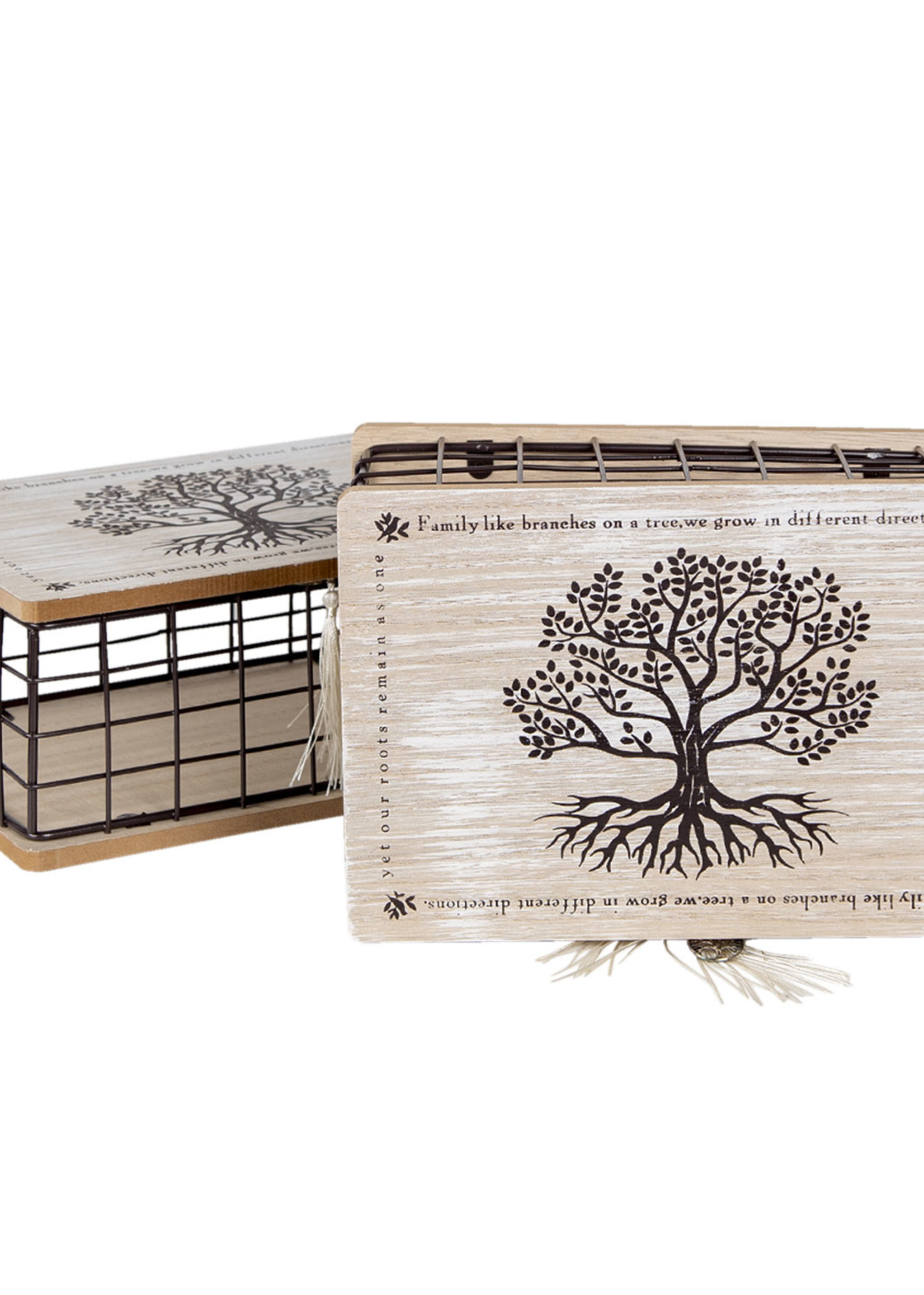 Clayre & Eef Boîte en bois 25*17*11 cm 64937