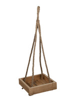 Clayre & Eef Étagère en bois suspendue 25*25*6/72 cm 6H2049
