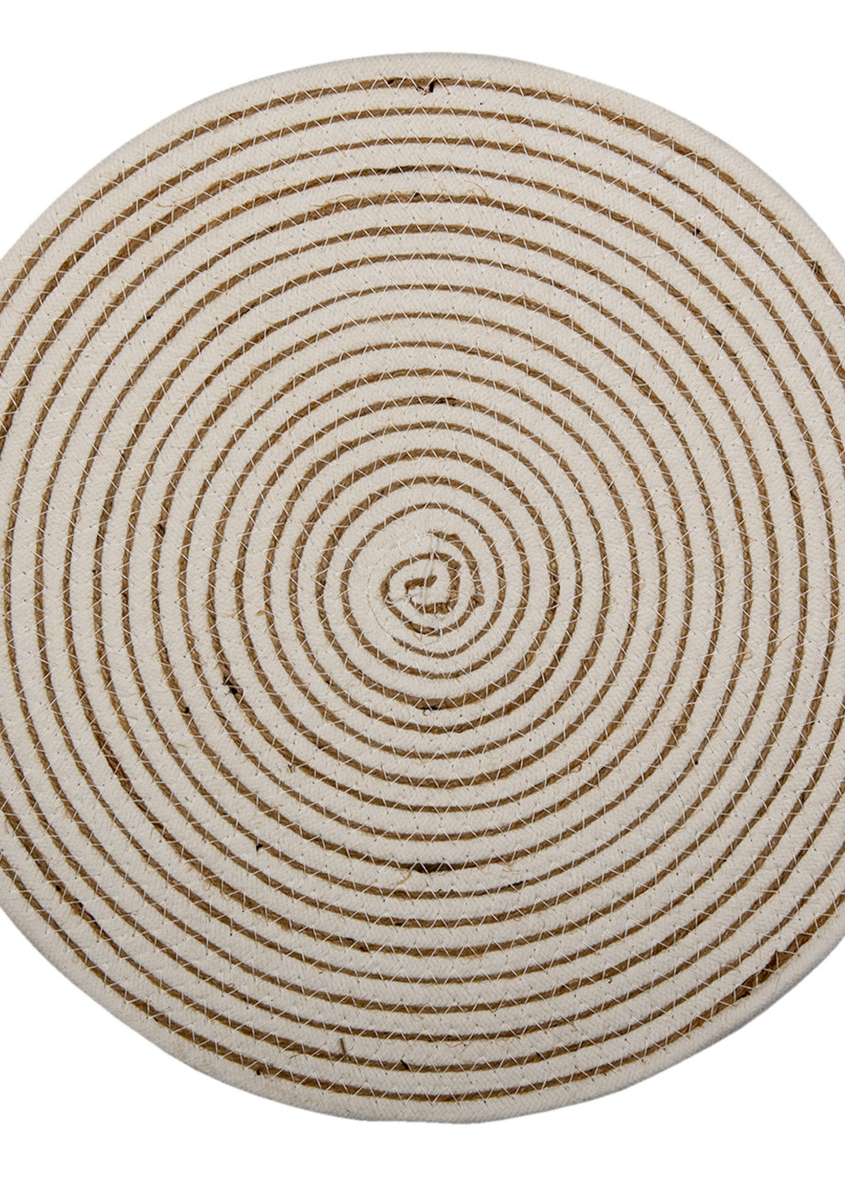 Clayre & Eef Set de table Ø 40*1 cm 6RO0529
