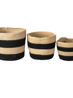 Clayre & Eef Panier (3) Ø 22*19 / Ø 19*17 / Ø 16*13 cm 6RO0531