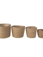 Clayre & Eef Mand (4) Ø 27*21 / Ø 23*19 / Ø 20*18 / Ø 17*14 cm 6RO0535