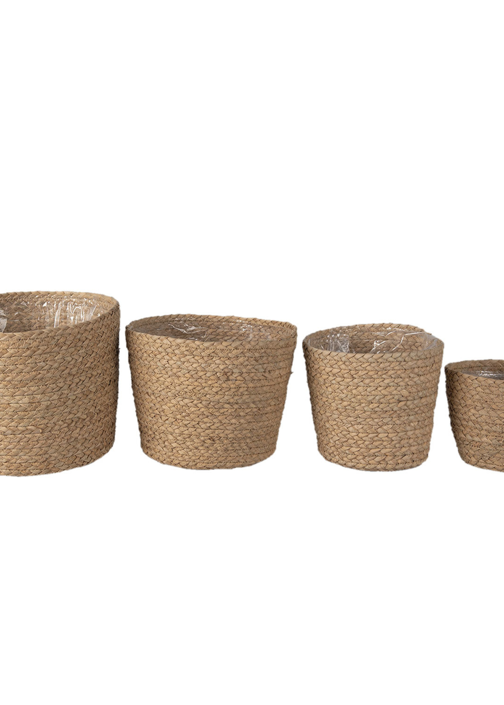 Clayre & Eef Panier (4) Ø 27*21 / Ø 23*19 / Ø 20*18 / Ø 17*14 cm 6RO0535