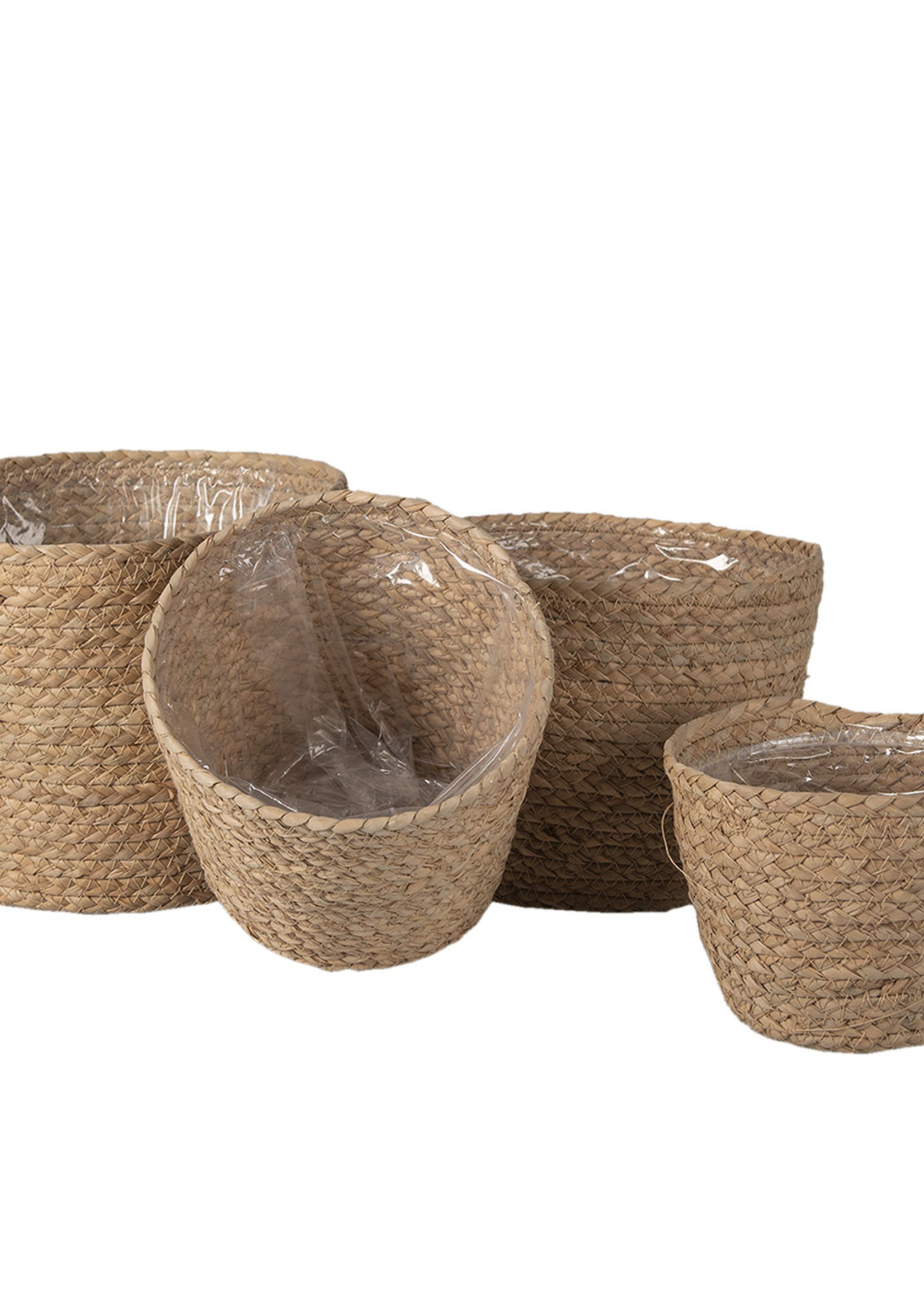 Clayre & Eef Panier (4) Ø 27*21 / Ø 23*19 / Ø 20*18 / Ø 17*14 cm 6RO0535