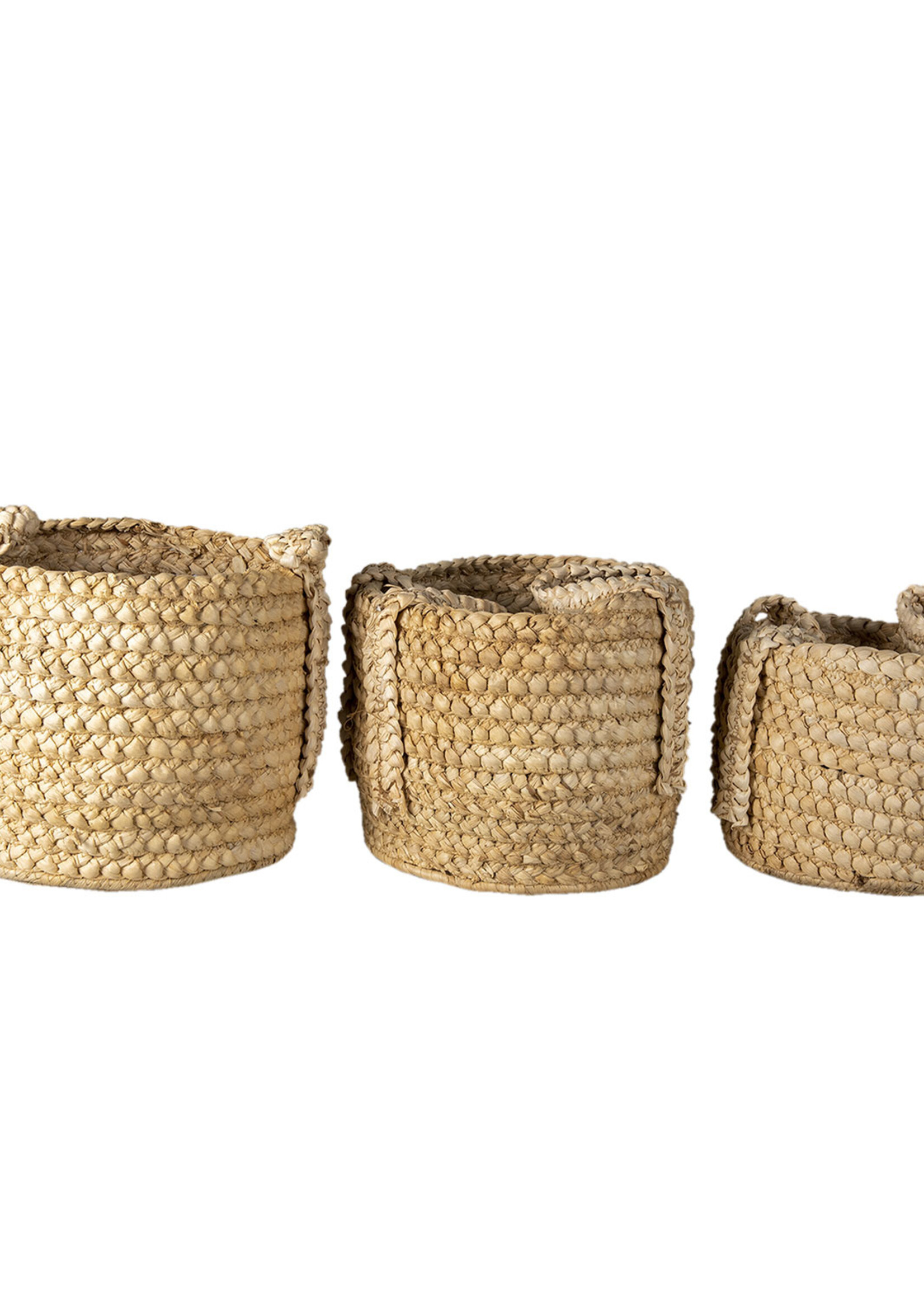 Clayre & Eef Mand (3)  Ø 34*36 / Ø 29*37 / Ø 26*31 cm 6RO0538