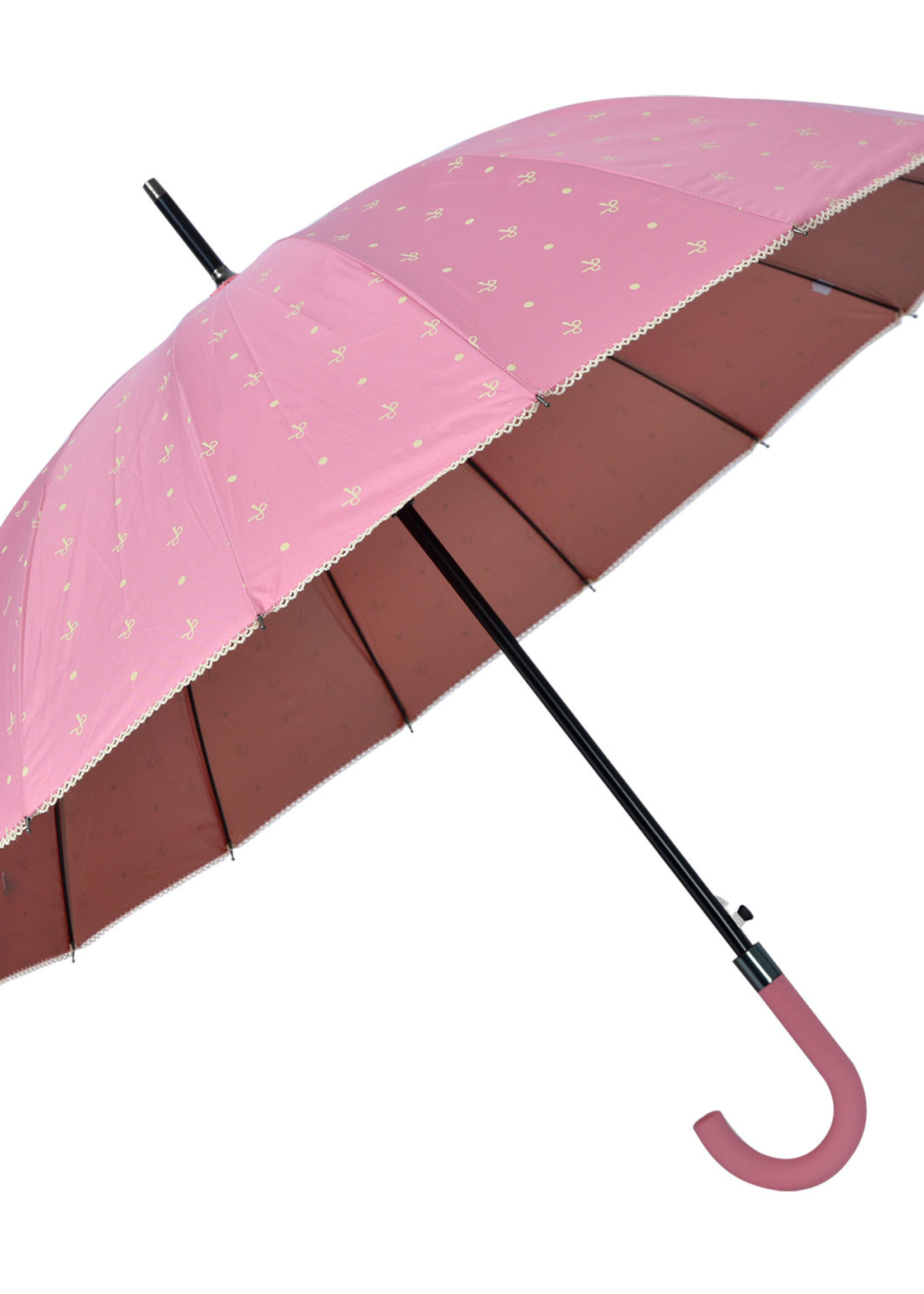 Clayre & Eef Parapluie Ø 98 cm rose JZUM0031P