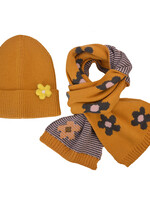 Clayre & Eef Écharpe / bonnet enfant set jaune MLLLSH0002Y