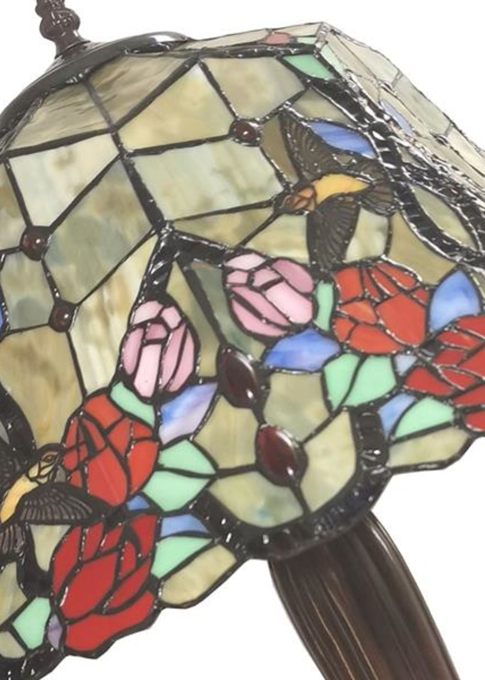 Clayre & Eef Lampe de table Tiffany Ø 42*58 cm E27/max 2*60W 5LL-6072