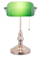 Clayre & Eef Lampe de bureau vert 27*17*41 cm E27/max 1*60W 5LL-5100