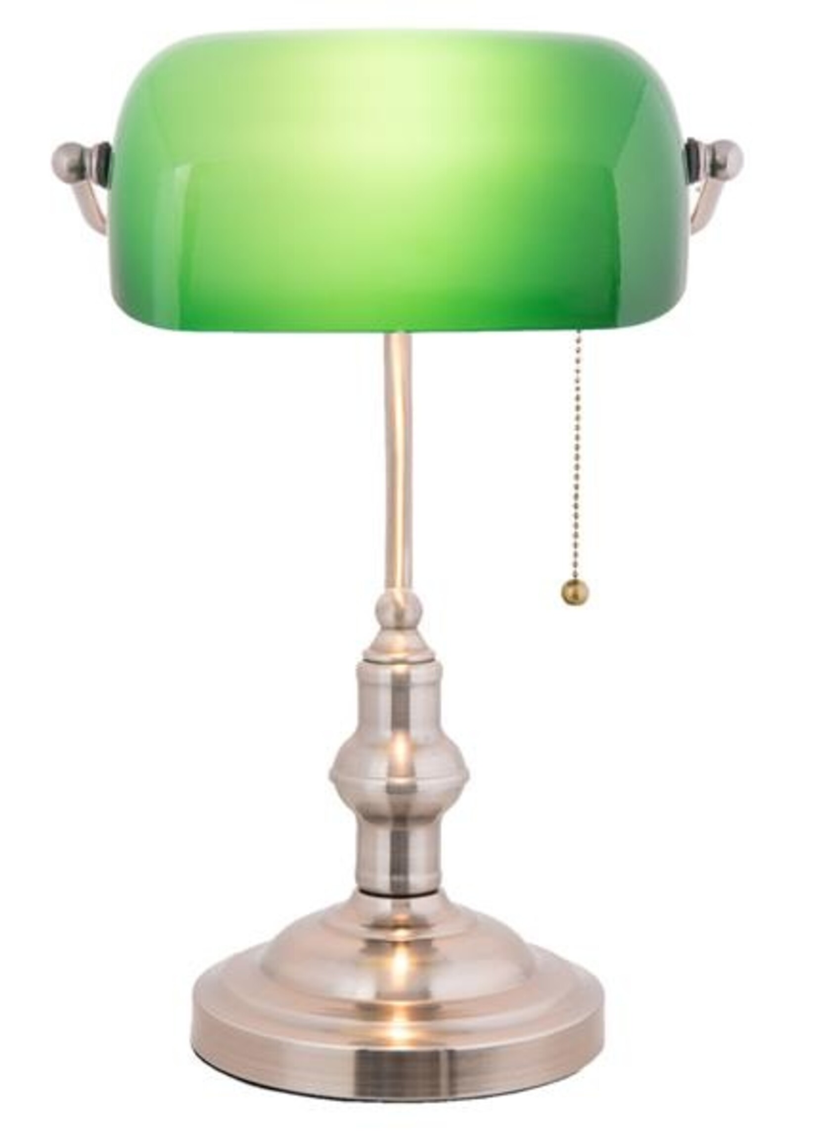 Clayre & Eef Lampe de bureau vert 27*17*41 cm E27/max 1*60W 5LL-5100