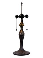 Clayre & Eef Pied de lampe Ø 17*55 cm E27/max 2*60W 5LL-9319