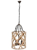 Clayre & Eef Lampe suspendue Ø 48*85 cm E14/max 4*25W 5LMP194