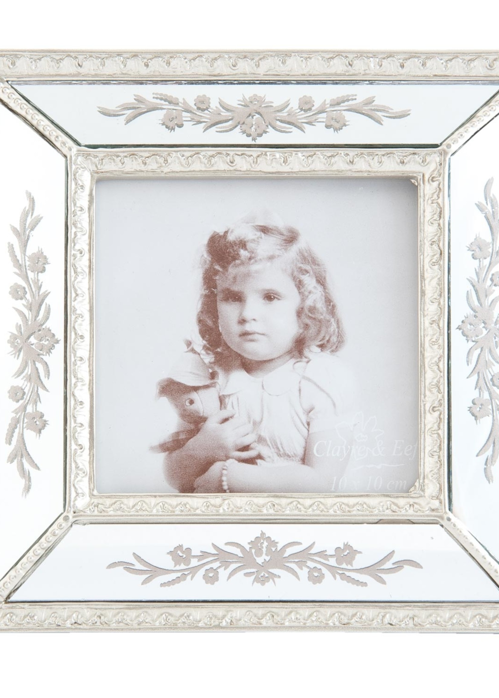Clayre & Eef Cadre photo 17*2*17 cm / 10*10 cm 2F0313