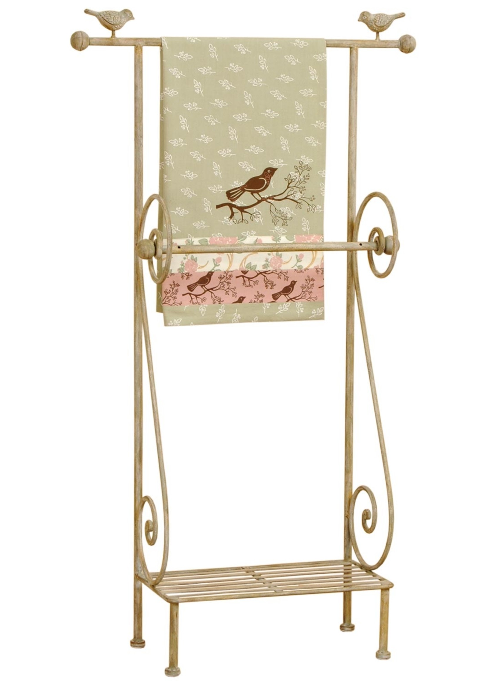 Clayre & Eef Handdoekhouder 55*18*97 cm 40450