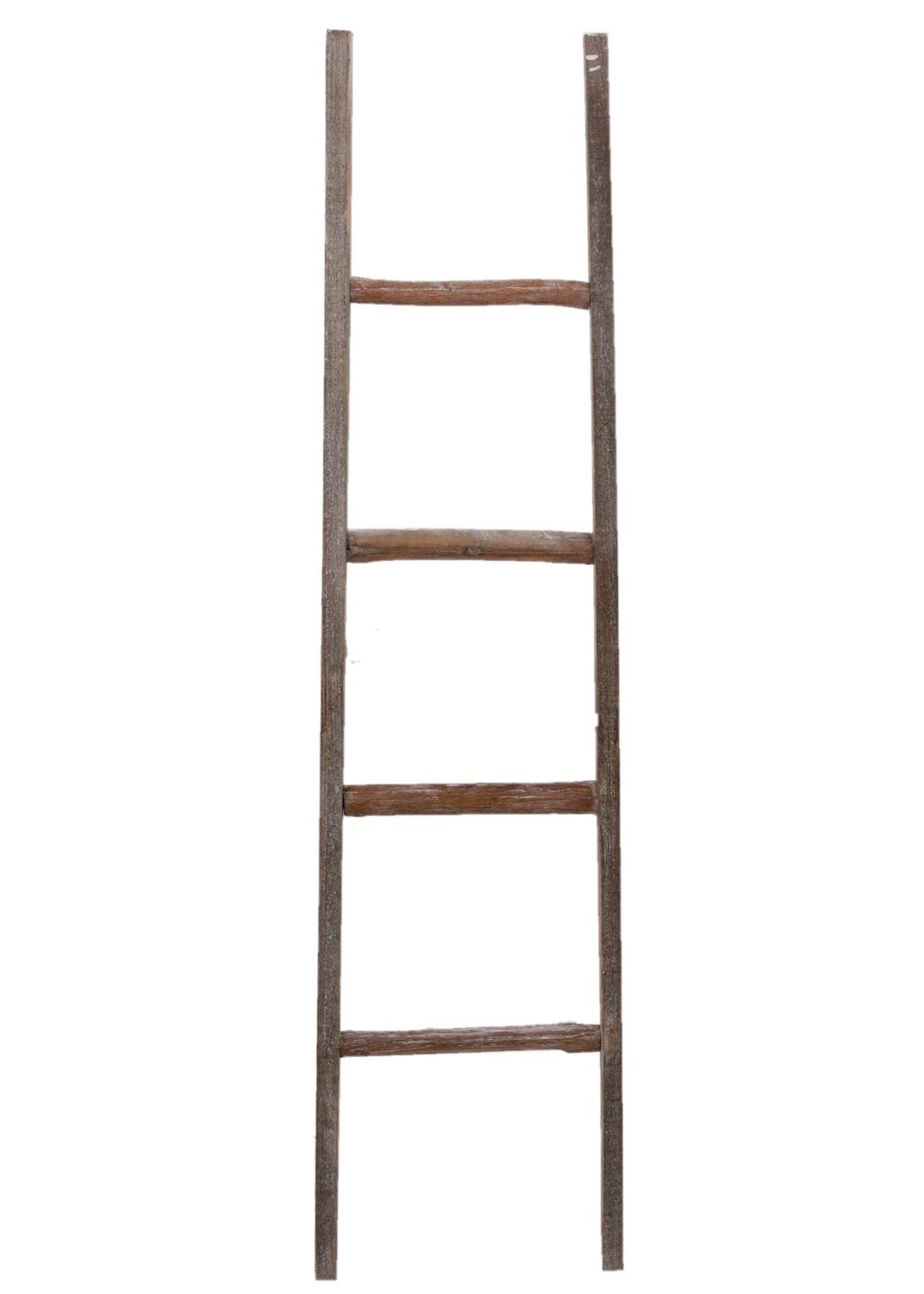 Clayre & Eef Handdoekhouder/Decoratie Ladder 39*5*150 cm 50178