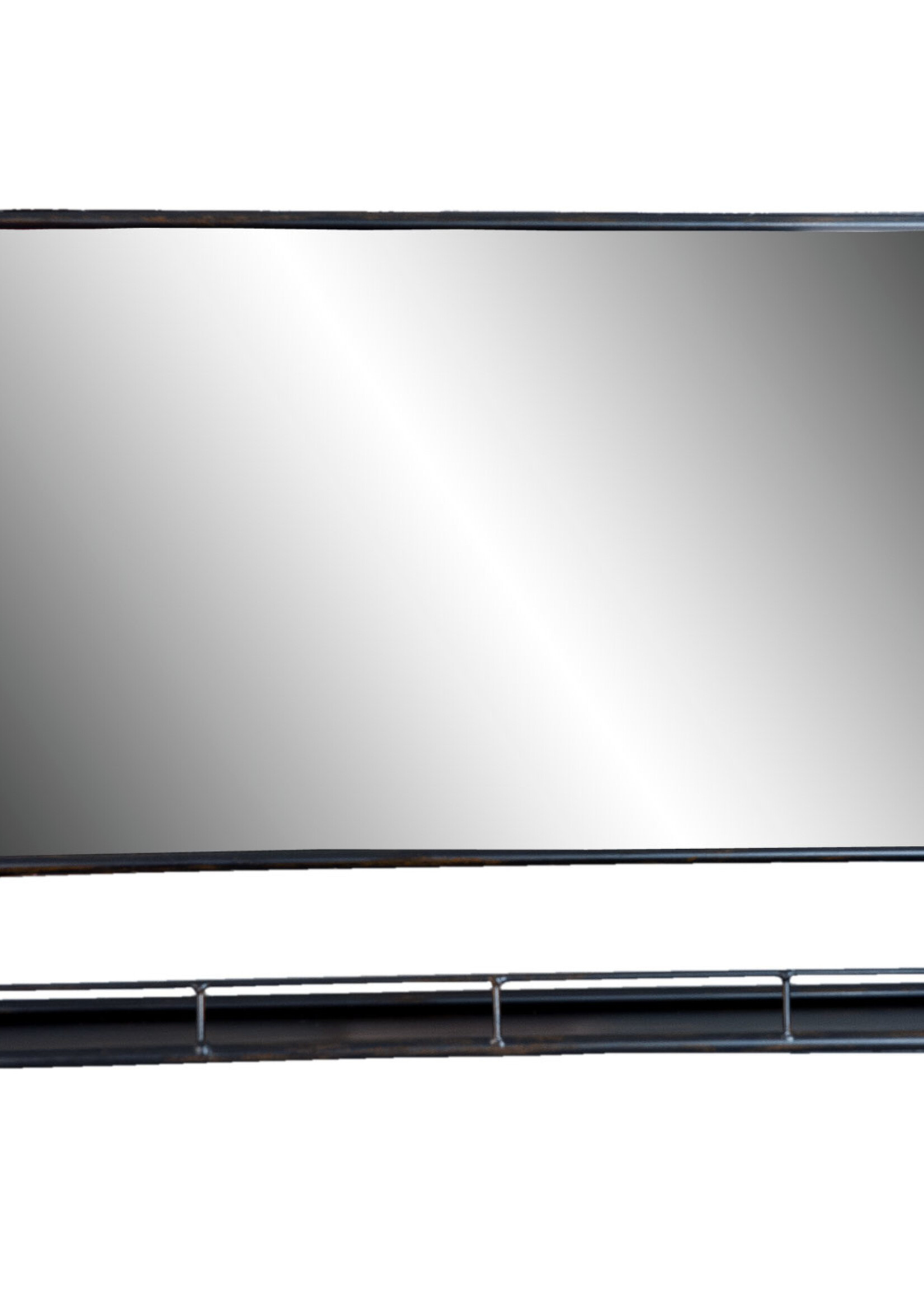 Clayre & Eef Miroir avec étagère 60*15*40 cm 52S097