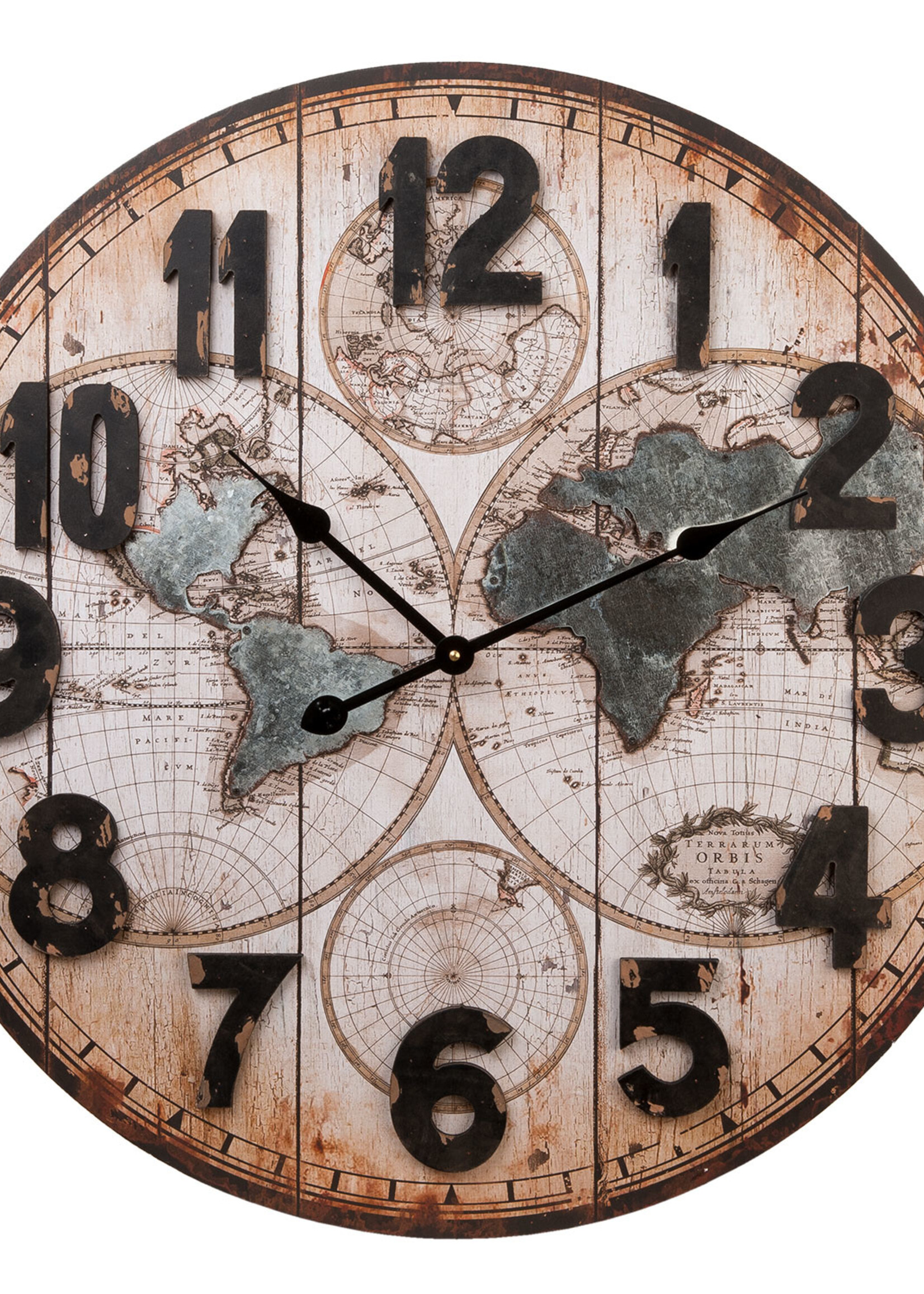 Clayre & Eef Horloge murale 69*5*70 cm / 1*AA 5KL0084