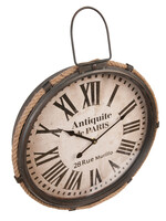 Clayre & Eef Horloge murale 47*7*58 cm / 1*AA 5KL0086