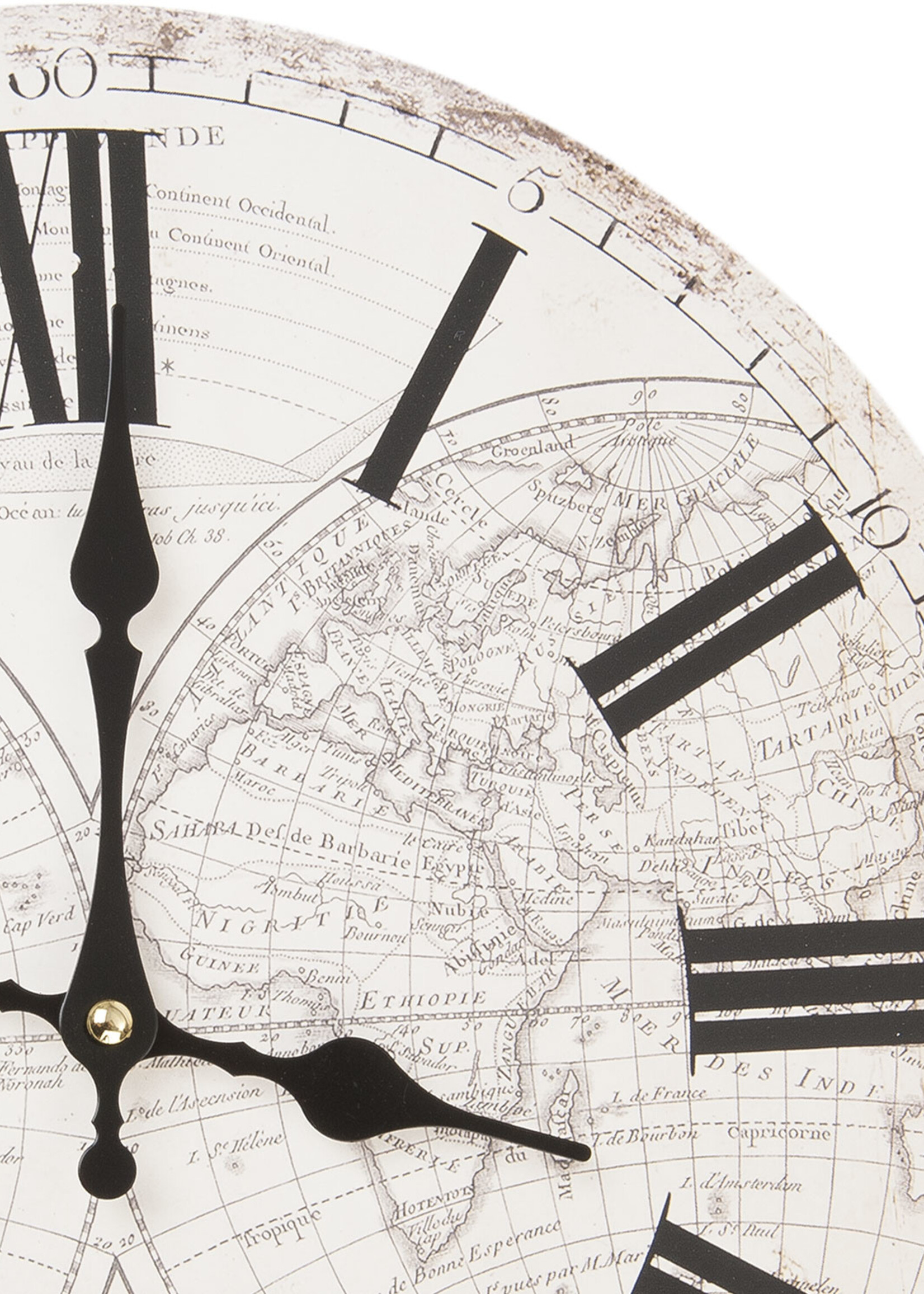 Clayre & Eef Horloge murale Ø 34*4 cm / 1*AA 5KL0088