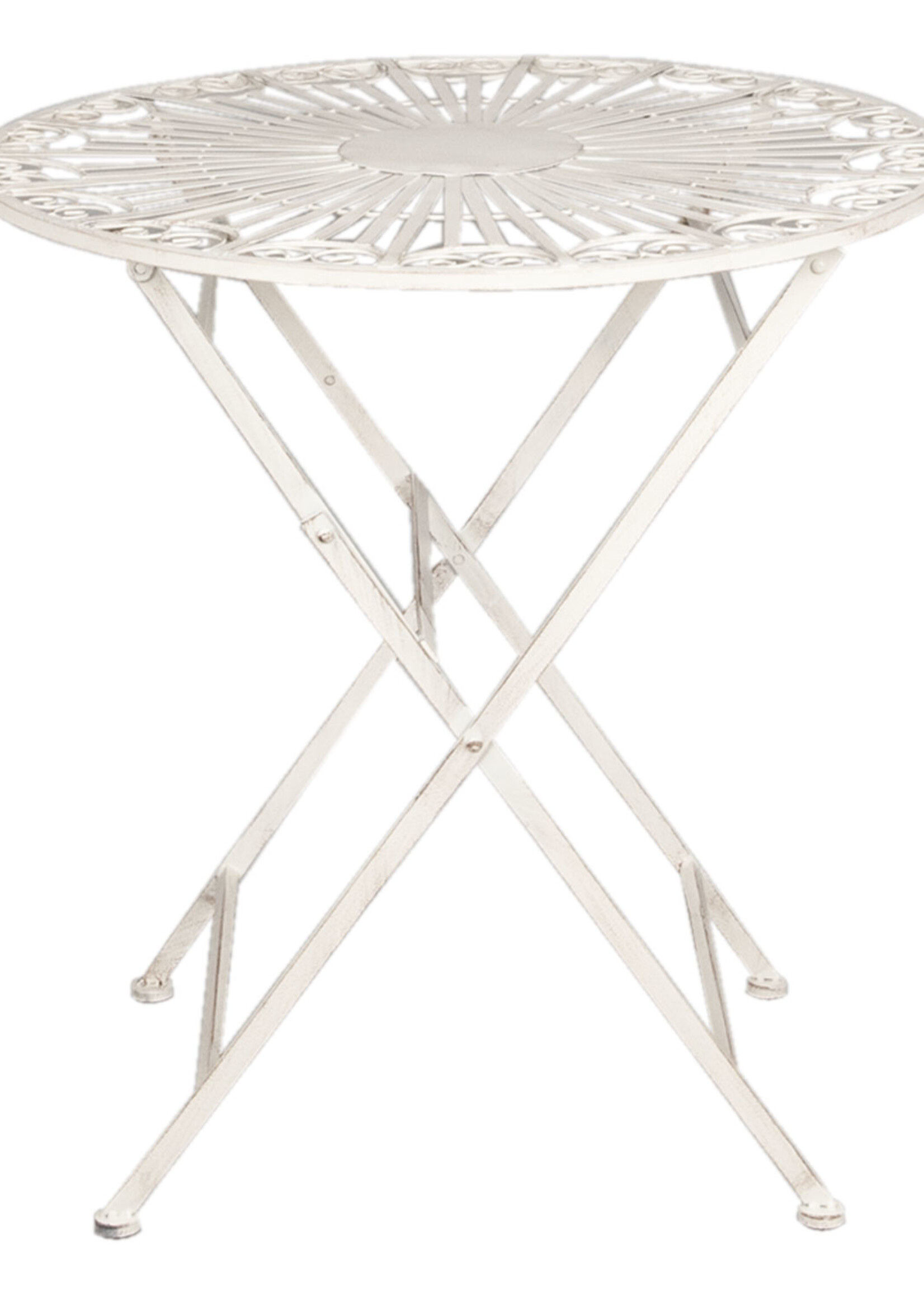 Clayre & Eef Table + 2 Chaises Ø 70*75 / 40*47*94 cm (2) 5Y0127