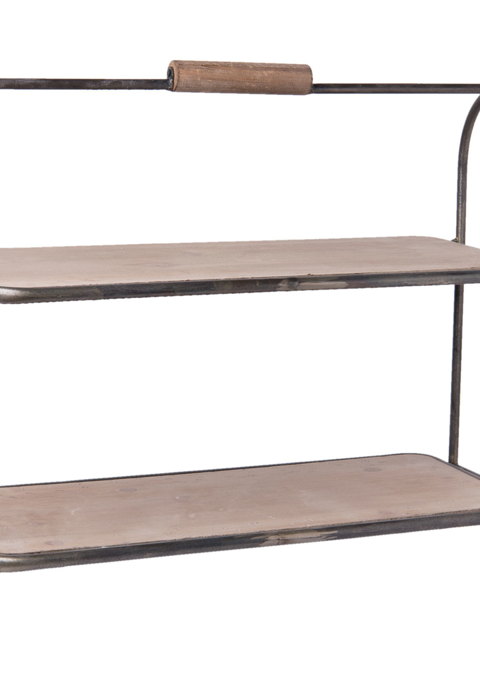 Clayre & Eef Serviteur / Étagère 57*26*48 cm 5Y0357