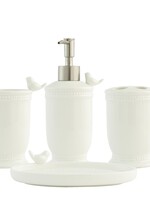Clayre & Eef Set de bain (4) 10*7*13 cm/10*7*13 cm/10*7*19 cm/15*10*4 cm 62977