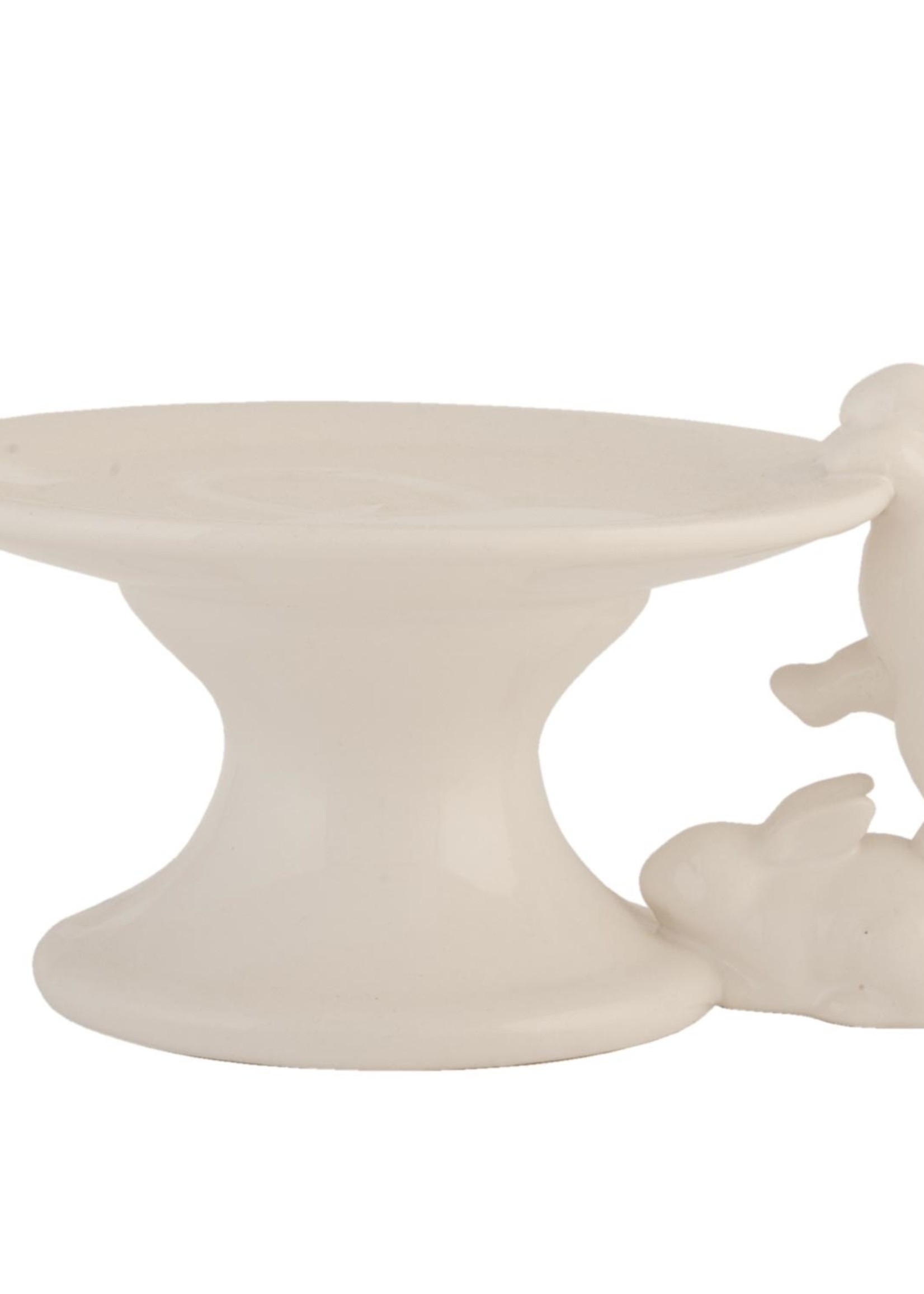 Clayre & Eef Plateau à gateau 16*14*9 cm 6CE0335