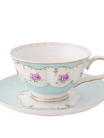 Clayre & Eef Tasse et soucoupe Ø 15*8 cm / 120 ml 6CE0650