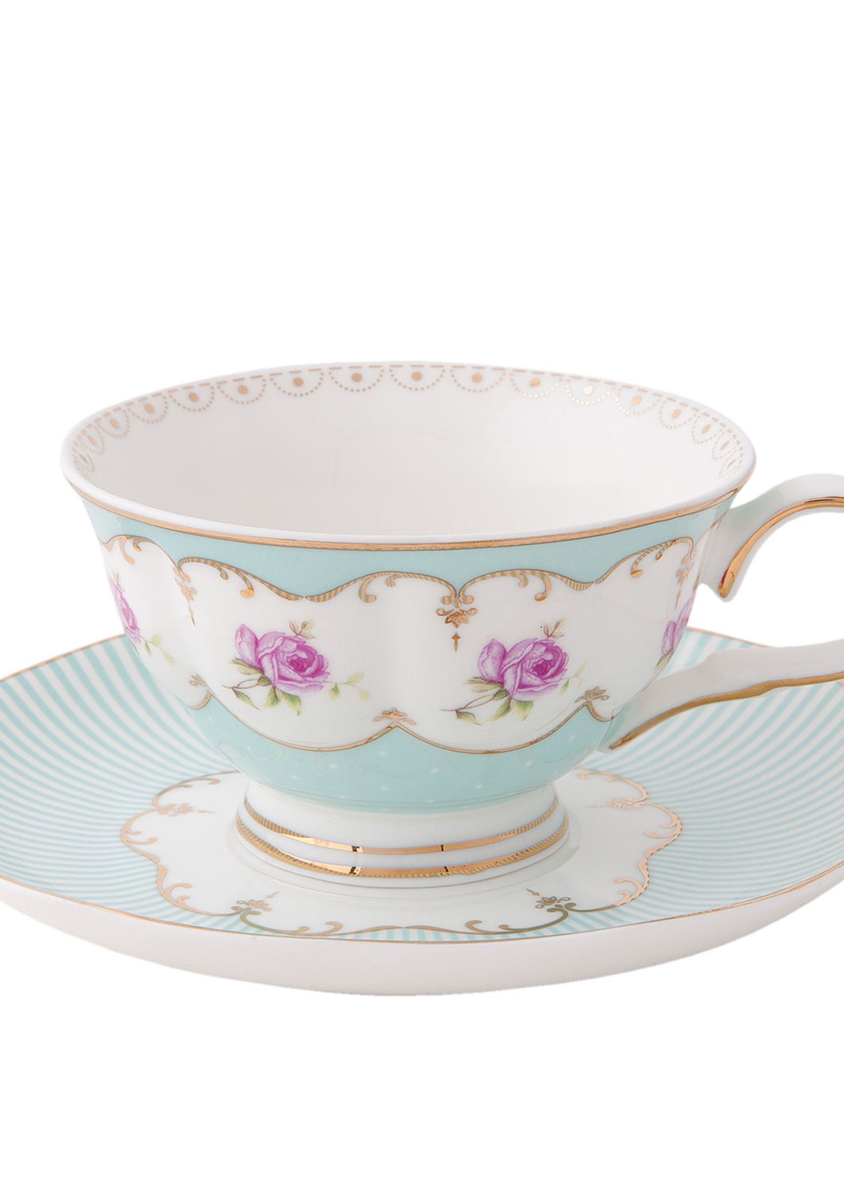 Clayre & Eef Tasse et soucoupe Ø 15*8 cm / 120 ml 6CE0650