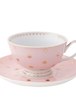 Clayre & Eef Tasse et soucoupe Ø 15*8 cm / 120 ml 6CE0651