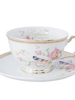 Clayre & Eef Kop en schotel 12*10*6 / Ø 15*1 cm / 150 ml 6CE0813