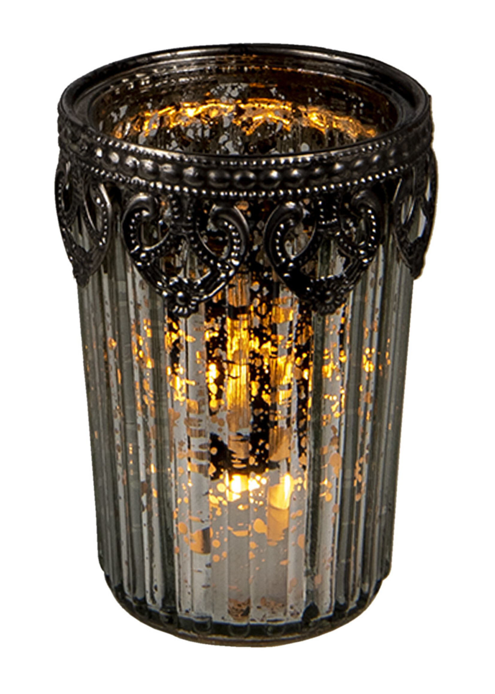 Clayre & Eef Photophore Ø 7*10 cm 6GL1849