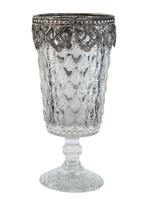 Clayre & Eef Waxinelichthouder Ø 8*16 cm 6GL1852