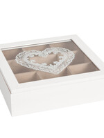 Clayre & Eef Theedoos (9 vaks) 24*24*7 cm 6H0539