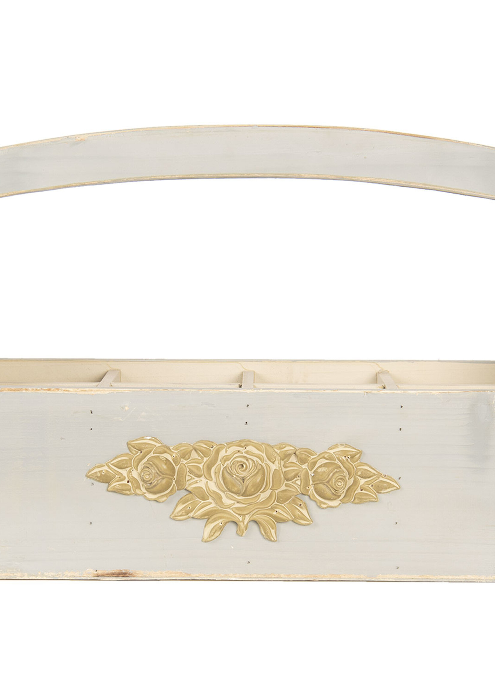 Clayre & Eef Plateau à compartiment 45*21*34 cm 6H1409