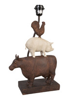 Clayre & Eef Pied de lampe 28*12*46 cm E27/max 1*60W 6LMP220