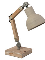 Clayre & Eef Lampe de bureau 15*15*47 cm E27/max 1*60W 6LMP494