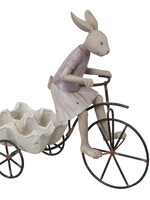 Clayre & Eef Décoration lapin 26*11*24 cm 6PR0313