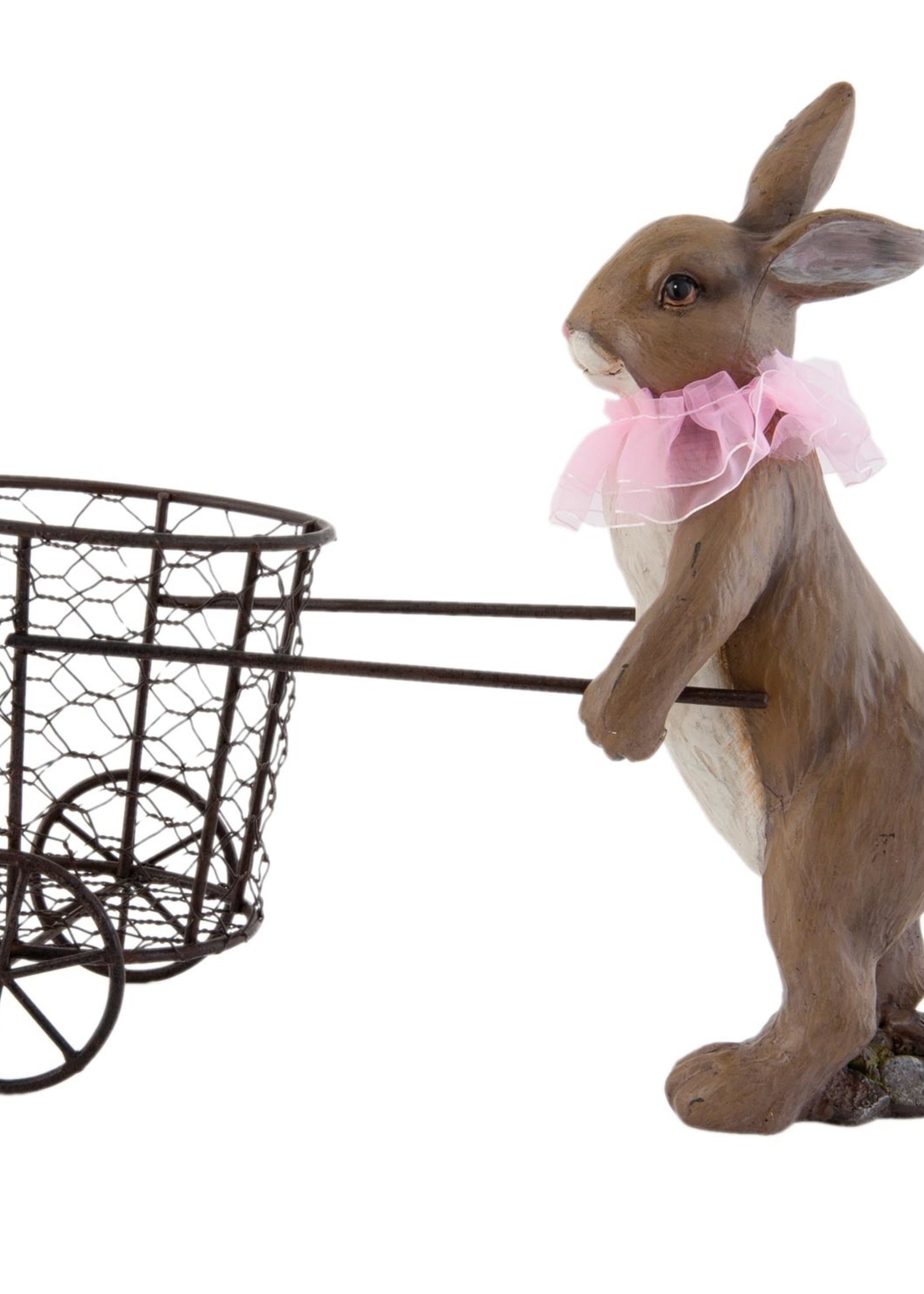 Clayre & Eef Décoration lapin 31*14*26 cm 6PR0689