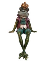 Clayre & Eef Decoratie kikker 17*15*32 cm 6PR0918