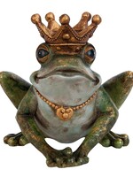 Clayre & Eef Bougeoir grenouille 14*14*13 cm 6PR0919