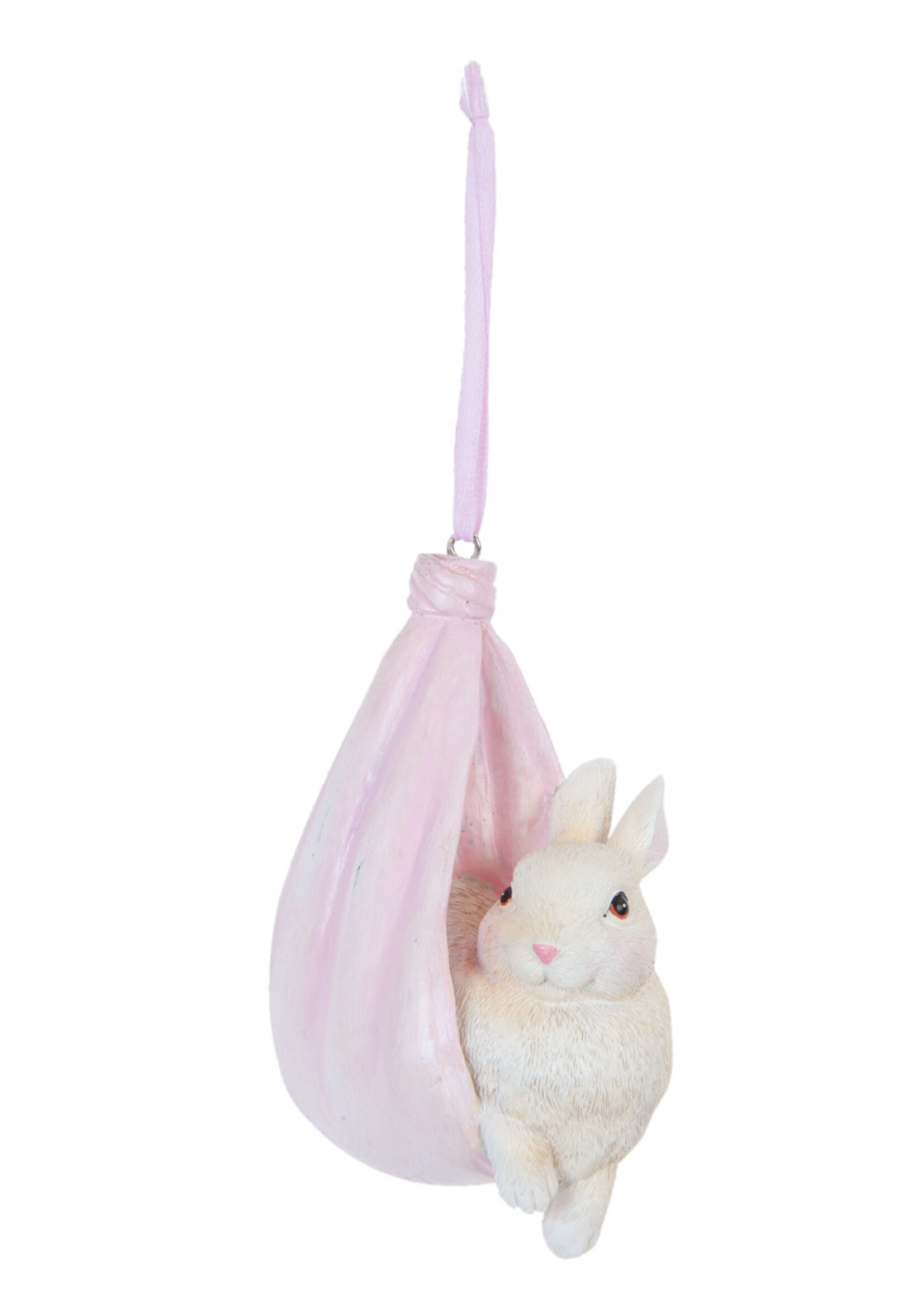 Clayre & Eef Decoratie hanger konijn 5*7*10 cm 6PR1051