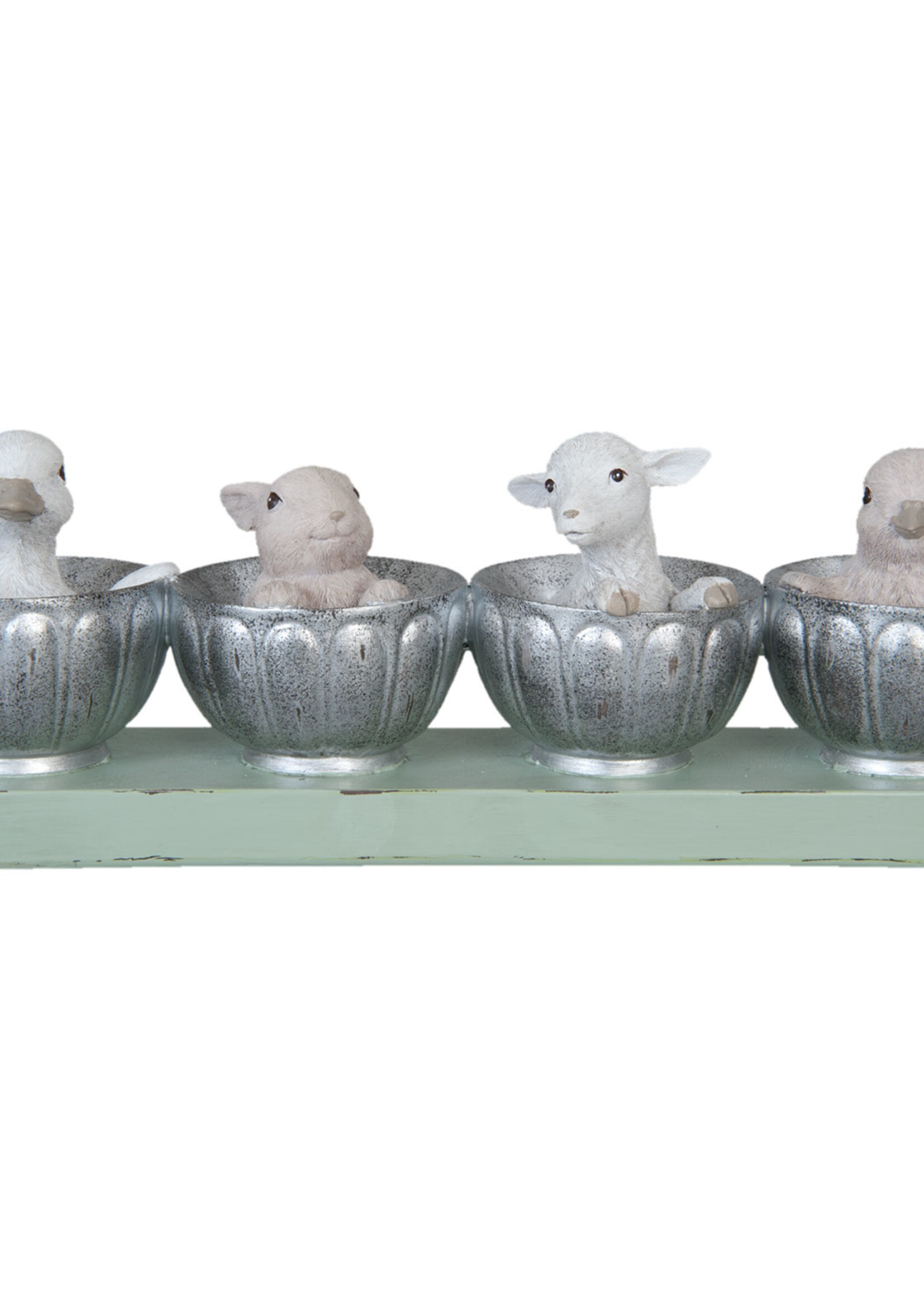 Clayre & Eef Décoration Pâques 26*6*9 cm 6PR1053