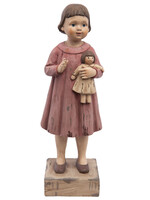 Clayre & Eef Decoratie meisje 10*8*28 cm 6PR1164