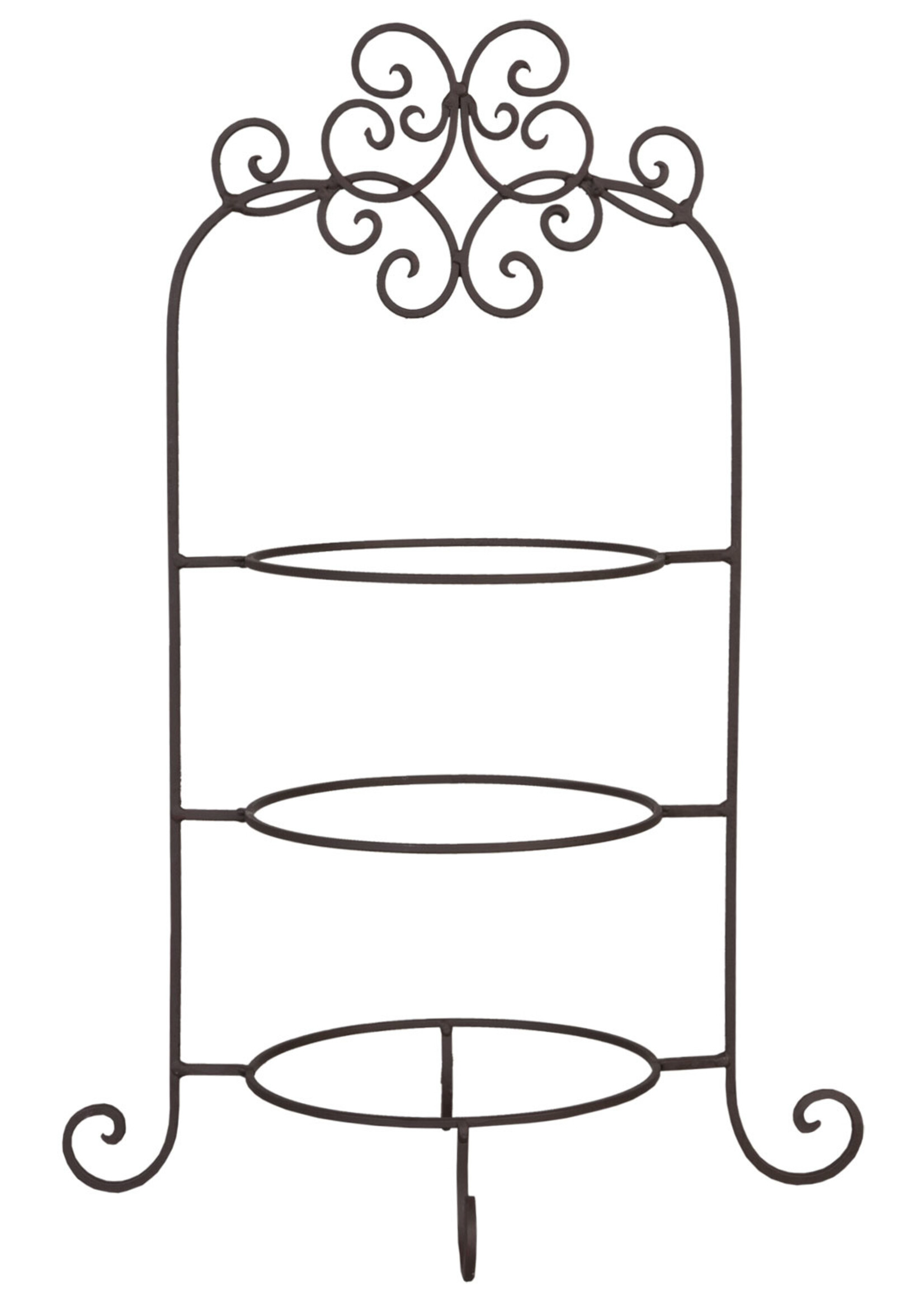 Clayre & Eef Etagère voor 3 borden 36*28*54 cm 6Y1249