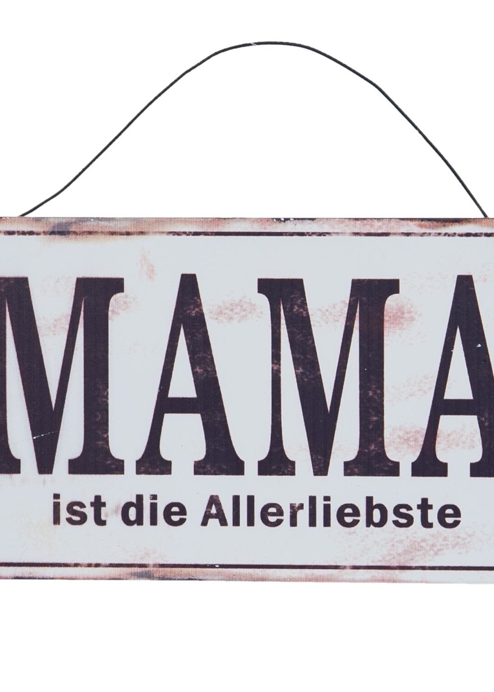 Clayre & Eef Tekstbord 17*10 cm Duits 6Y1329D