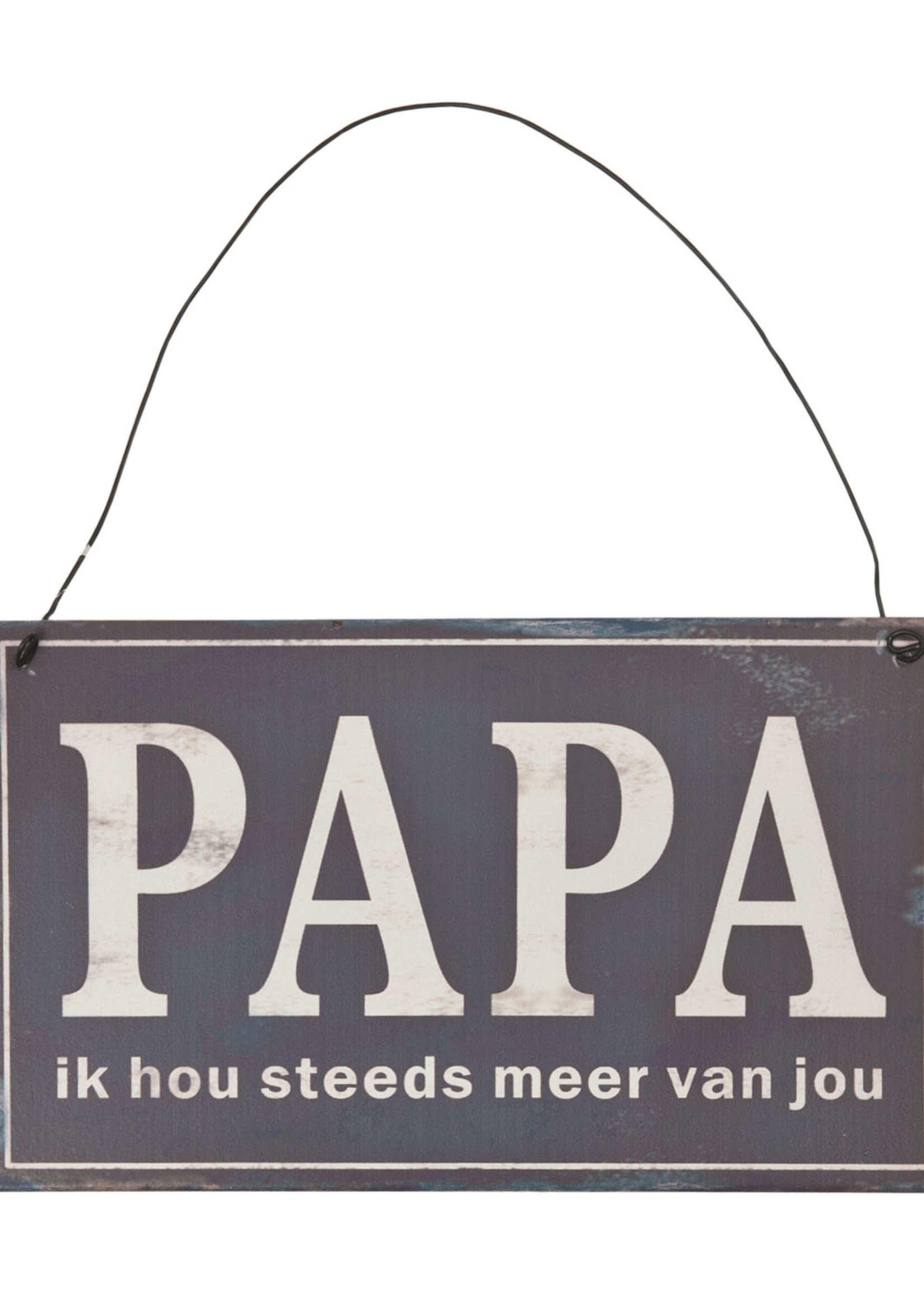 Clayre & Eef Plaque décorative 17*10 cm 6Y1331