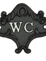 Clayre & Eef Toiletbordje WC 10*9 cm 6Y1593