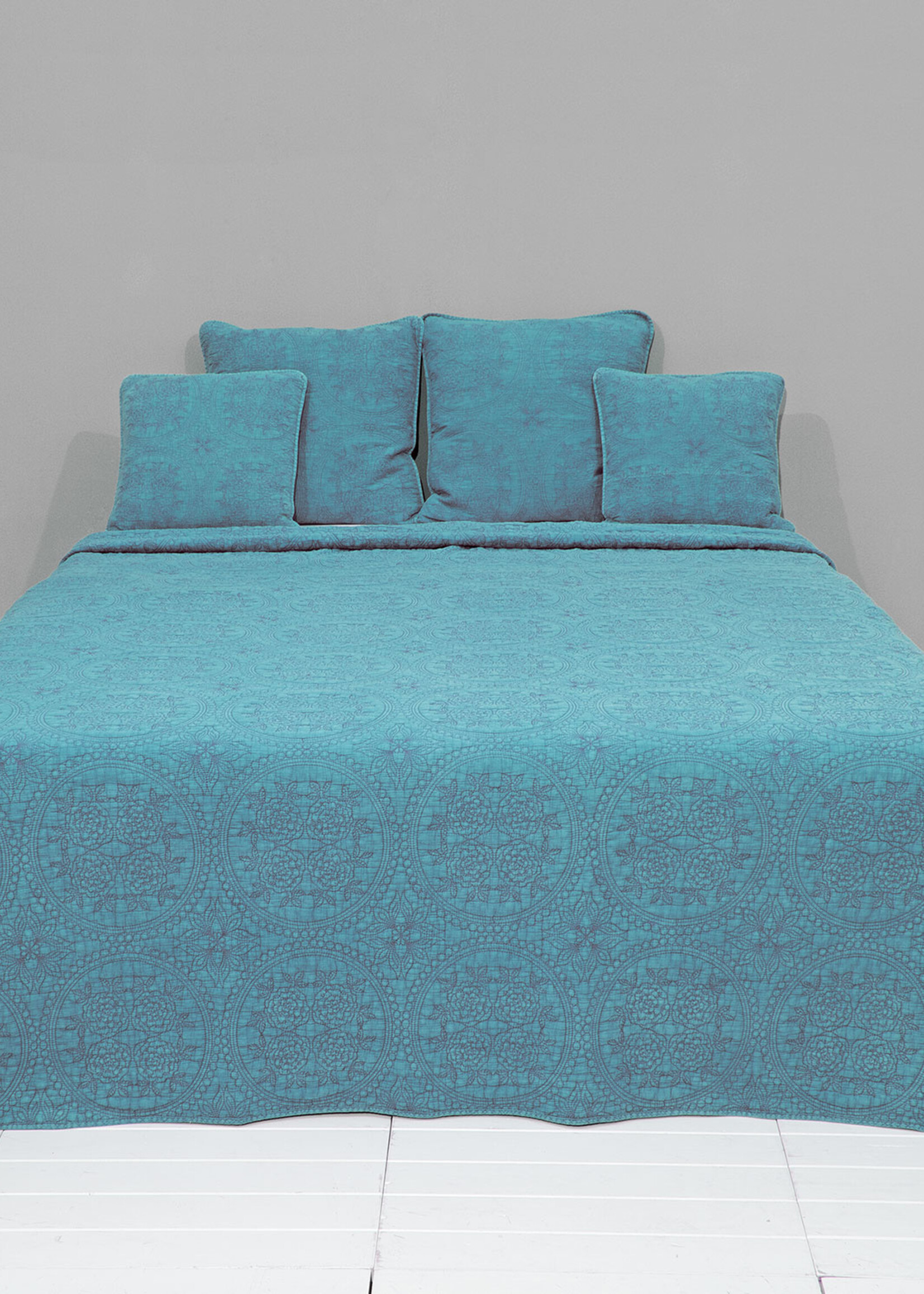 Clayre & Eef Plaid stonewashed 150*150 Q181.015GR